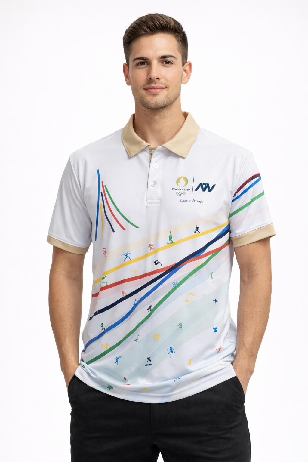 Polo tela dri sublimado personalizado labet mujer espalda